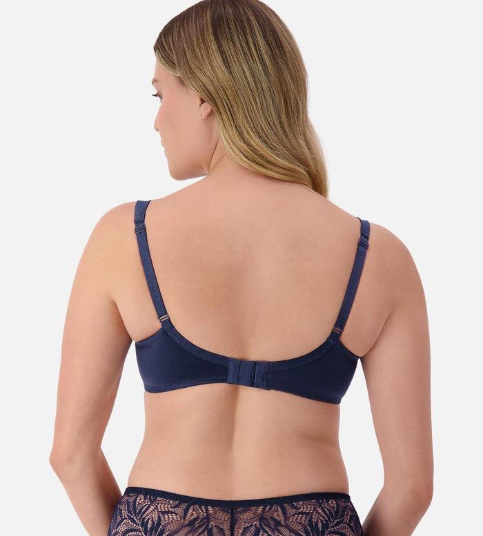 BLUE TRIUMPH LACY MINIMISER BRA