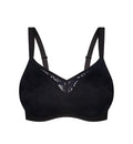 BLACK TRIUMPH LACY WIREFREE MINIMISER