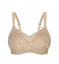 BEIGE TRIUMPH LACY WIREFREE MINIMISER
