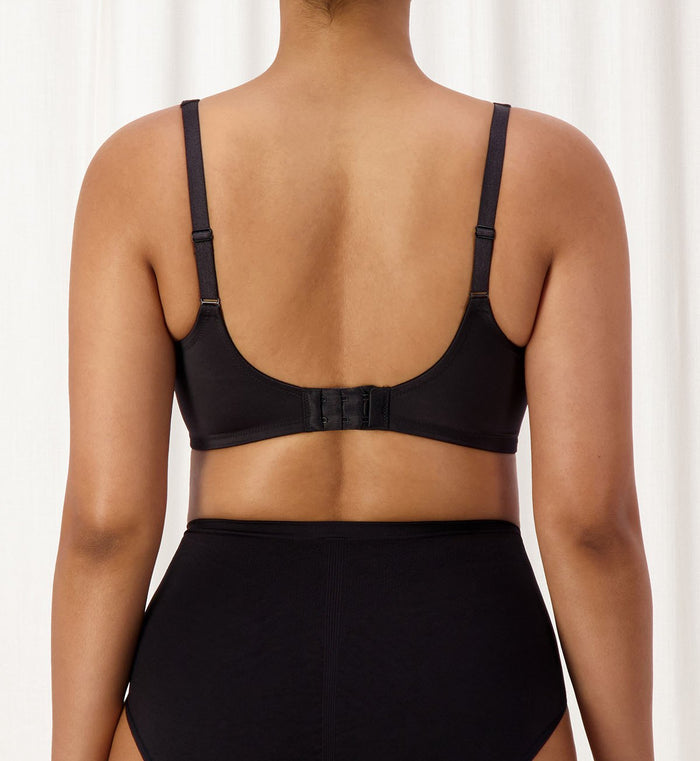 BLACK TRIUMPH LACY WIREFREE MINIMISER