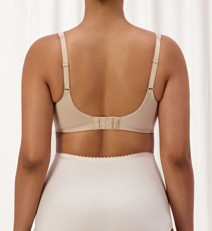 BEIGE TRIUMPH LACY WIREFREE MINIMISER