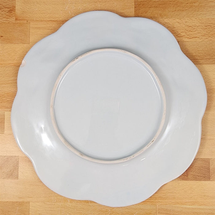 Laguna Coastal Seafoam Blue Serving Plate Ceramic Sea Shell Platter Blue Sky