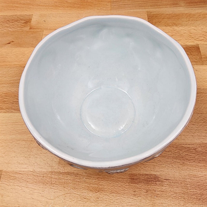 Laguna Coastal Shell Blue Bowl Decorative Sea Life Nautical by Blue Sky Ceramic