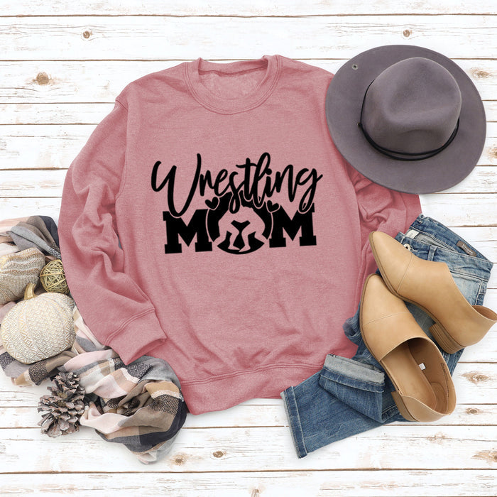 Rose gold sweater (black font) / S