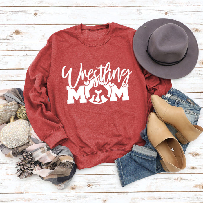 Red sweater (white font) / S