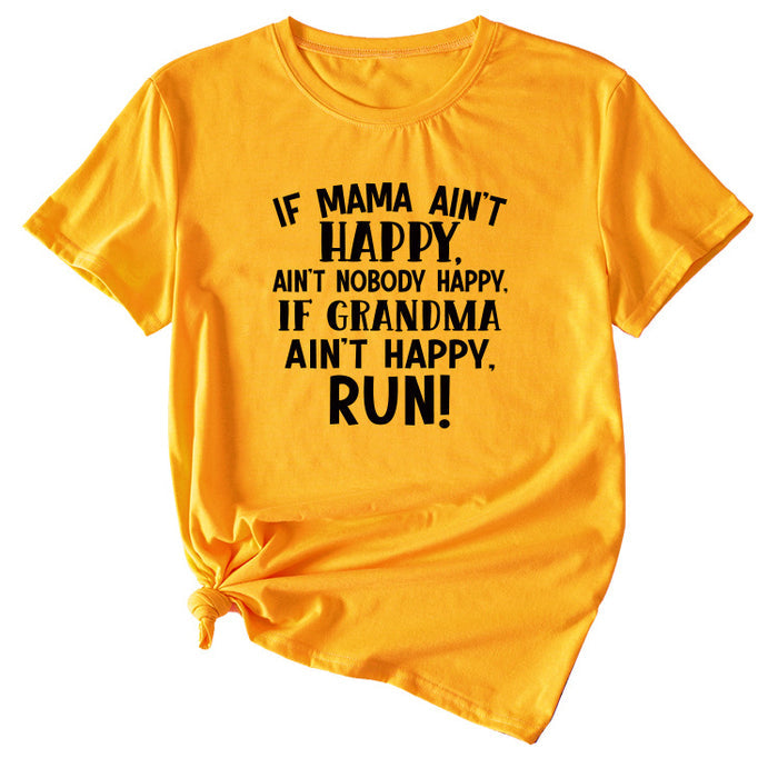Mustard Yellow (black font) / S