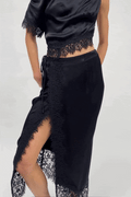 Lee Satin Lace Skirt
