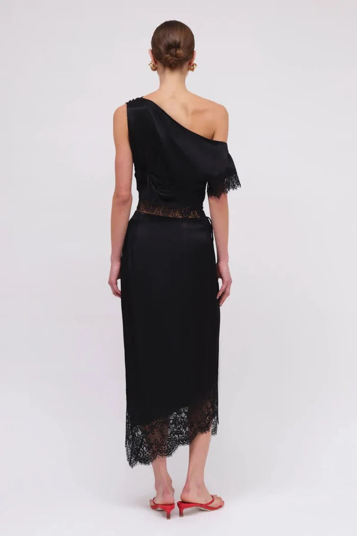 Lee Satin Lace Skirt - SODA Fashion Haus