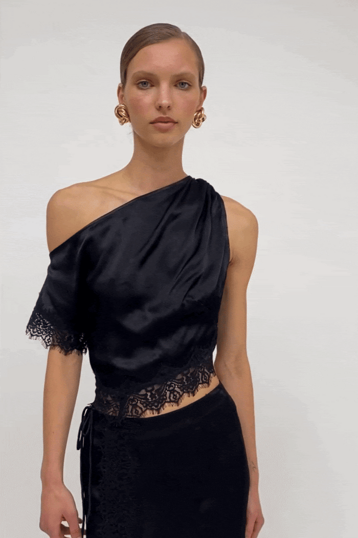 Lee Satin Lace Top