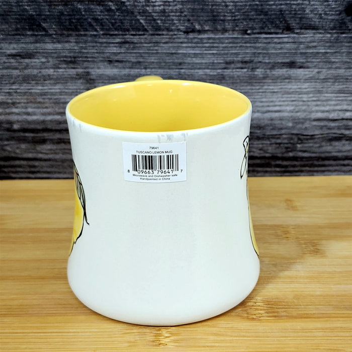Lemon Art Mug Ceramic Coffee Tea Cup Yellow Interior Fruit Home Deco Blue Sky