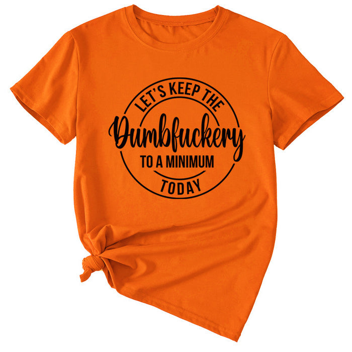 Orange (black font) / S