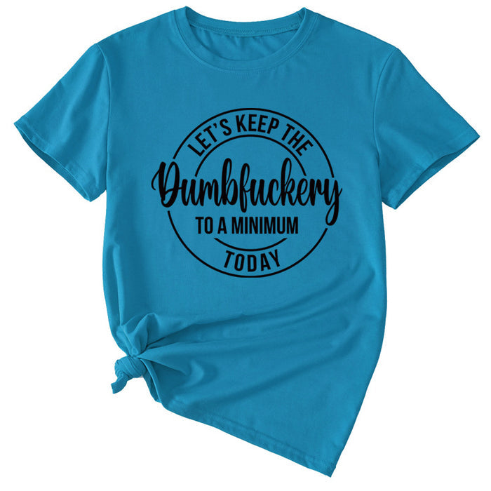 Lake blue (black font) / S