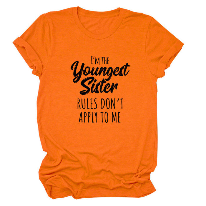 Orange (black font) / S