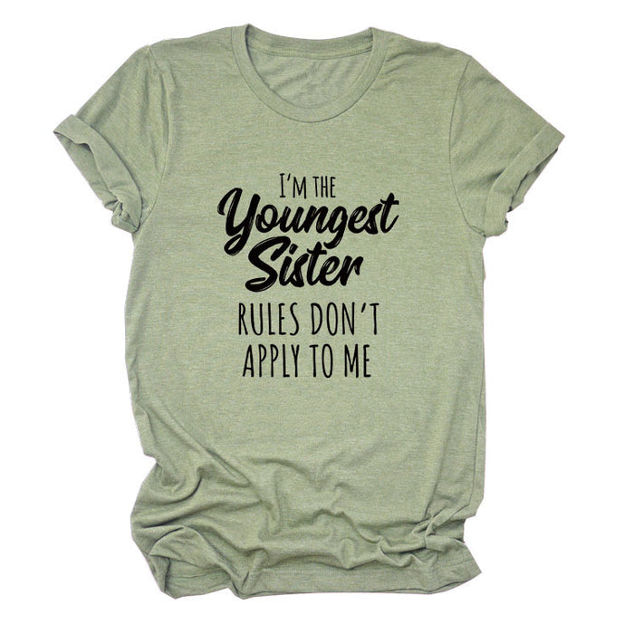 Olive green (black font) / S