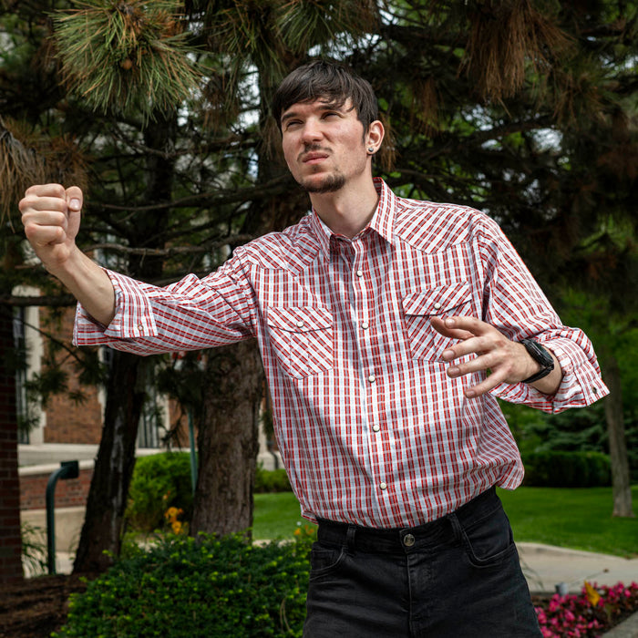 LetterKenny Wayne Plaid Costume Shirt Men Fight Style