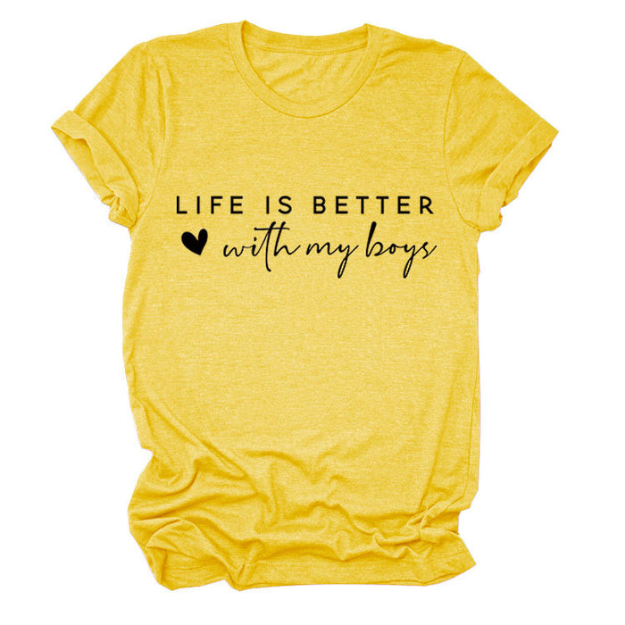 Yellow (black font) / S