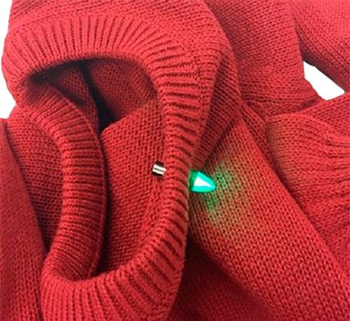 Light-Up LED Ugly Christmas Sweater Ornaments-tvso