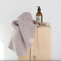 Linen Tales Powder Honeycomb Waffle Hand Towel