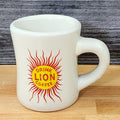Lion Coffee Mug Hawaiian Islands Heavy Diner Style The Cup That Cheers 4”