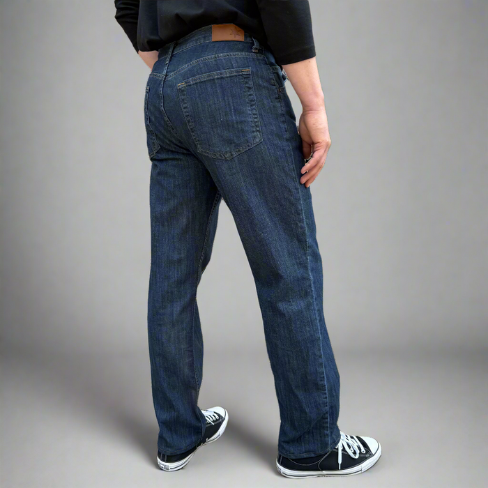 Long Ryder Relaxed fit 12oz USA Stretch Stone Wash