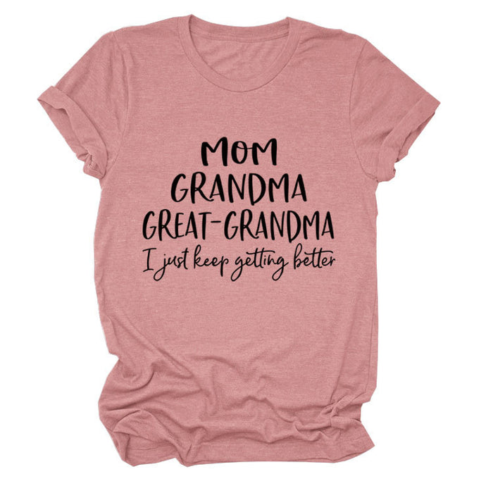 Rose gold (black font) / S