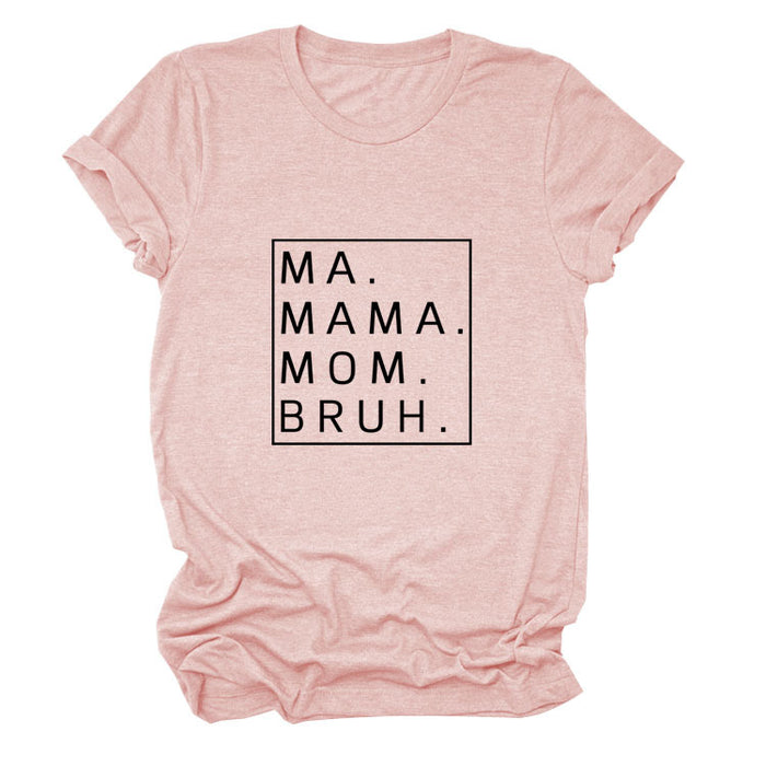 Pink (black font) / S