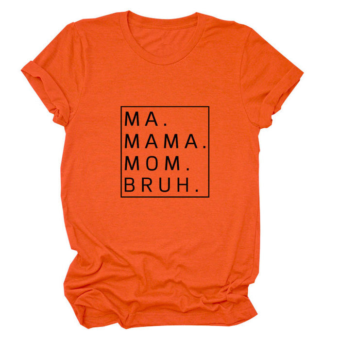 Orange (black font) / S