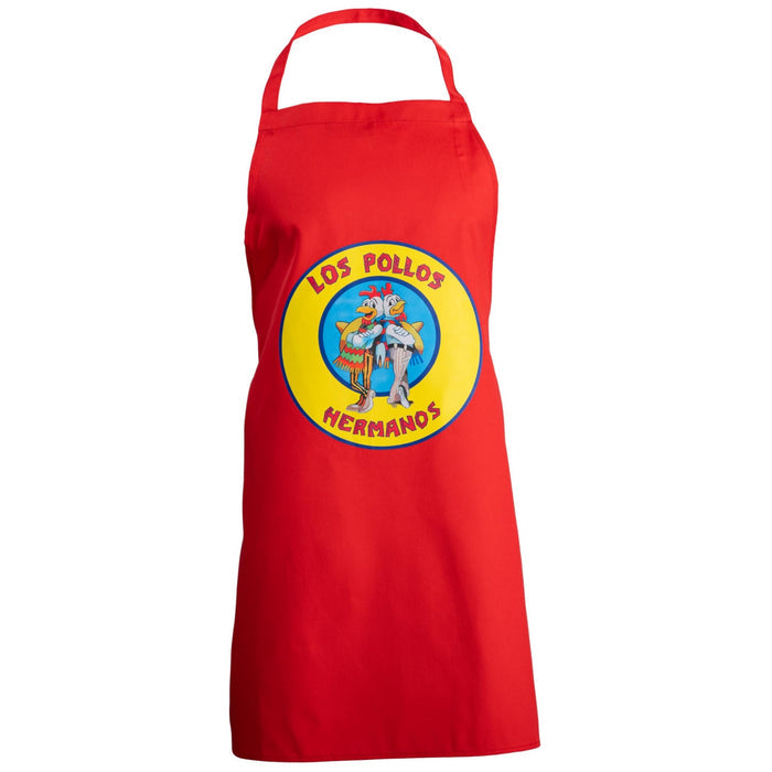 Los Pollos Hermanos: Bad Chicken Man Restaurant Apron and Visor Halloween Costume Cosplay - TVStoreOnline