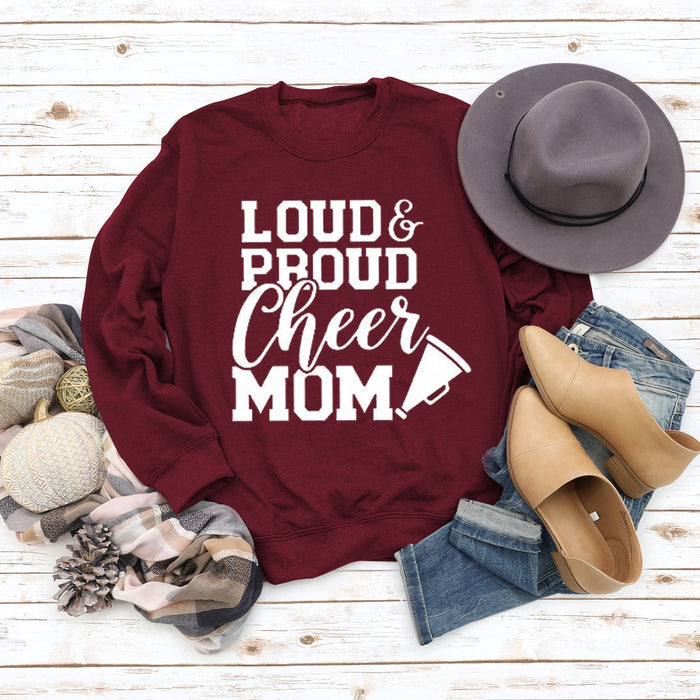 Red wine sweater (white font) / S