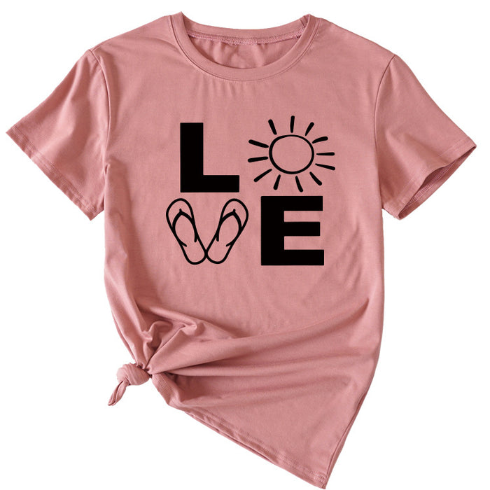 Rose Gold (black font) / S