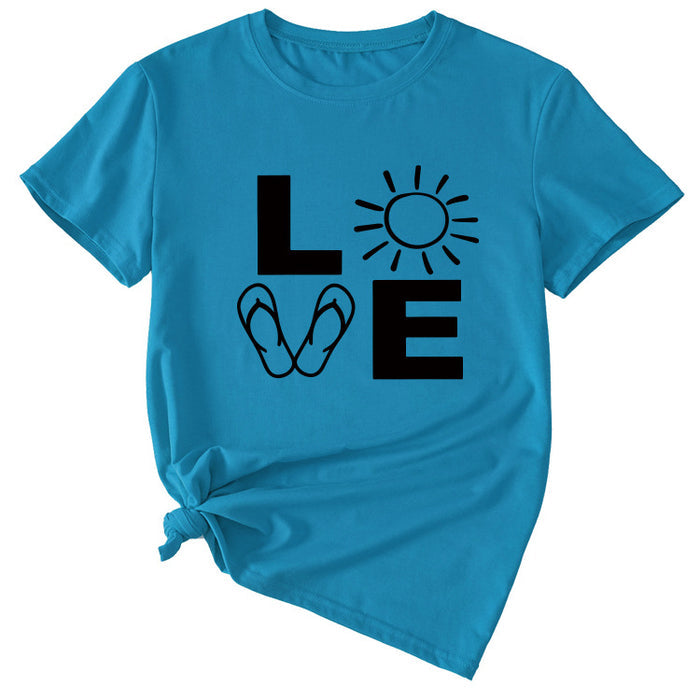 Lake blue (black font) / S