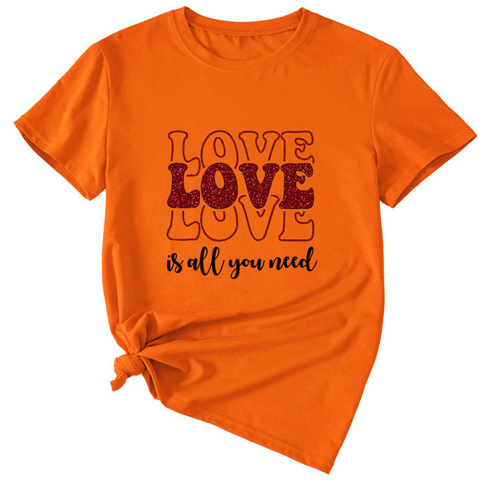 Orange (black letter color picture) / S