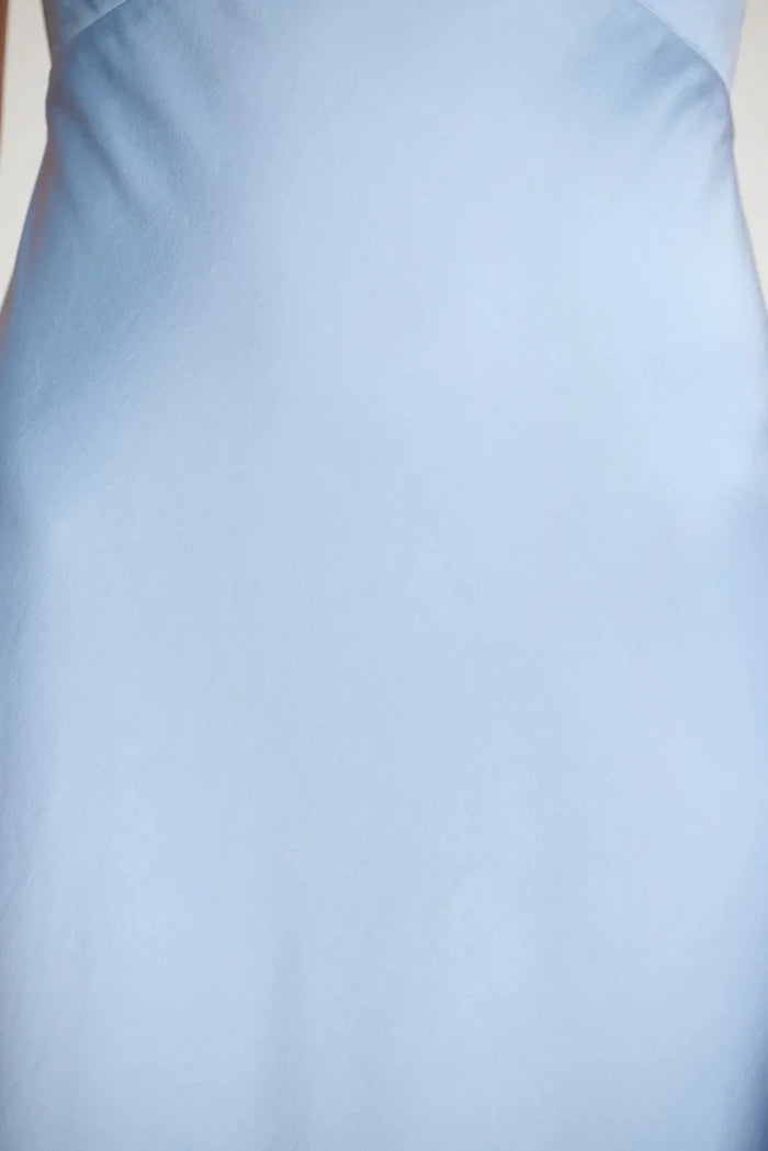 Lucile Bias Maxi Dress - Ice Blue - SODA Fashion Haus
