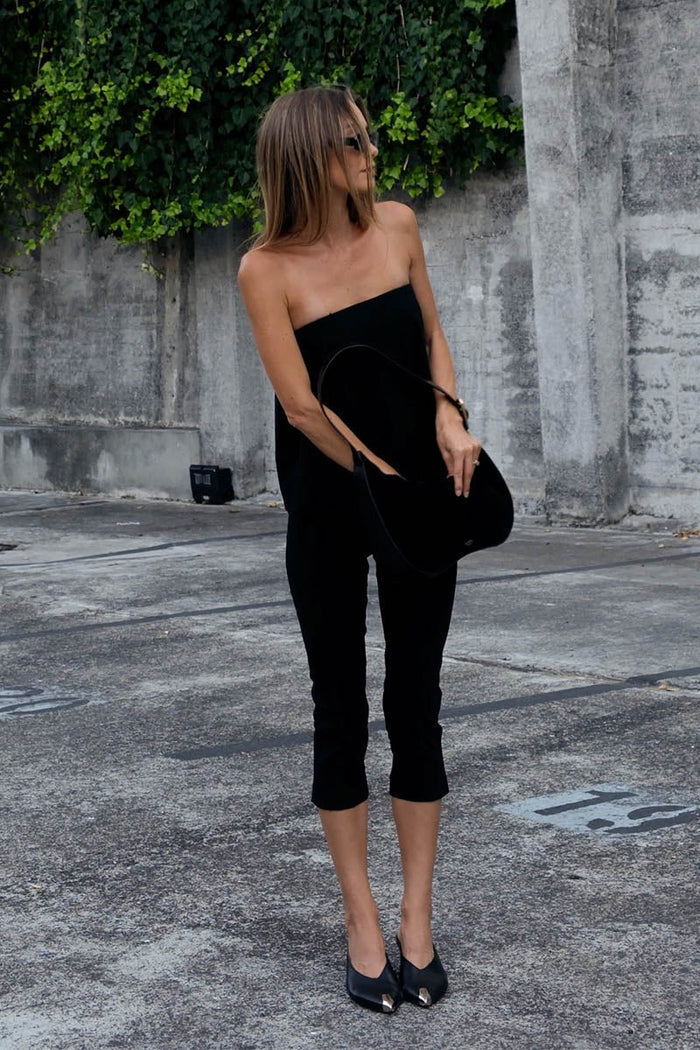 Lulu Stretch Capri Pant - SODA Fashion Haus