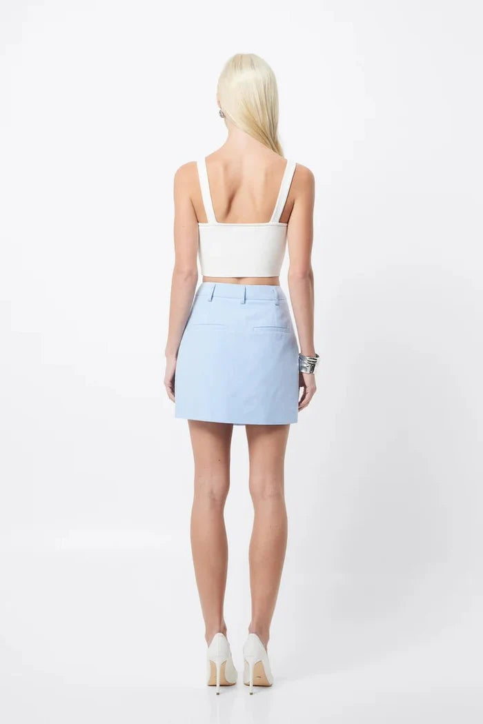 Lyrical Mini Skirt (Ice Blue) - SODA Fashion Haus