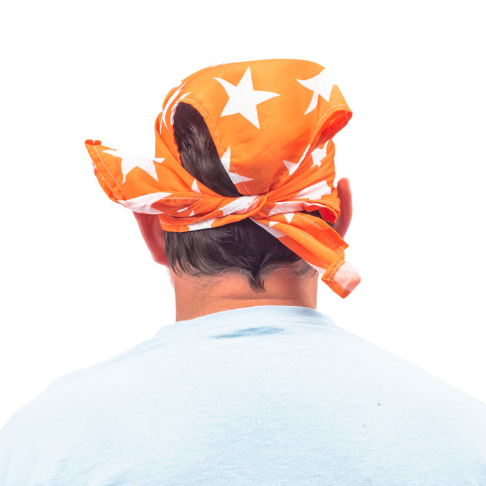 Macho Man Star Printed Costume Bandana and Glasses Halloween Cosplay Costume Set