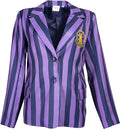 Mad Engine Wednesday Addams Purple Blazer Jacket School - TVStoreOnline