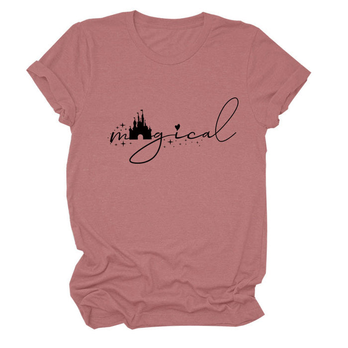 Rose gold (black font) / S
