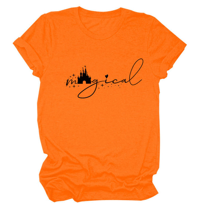 Orange (black font) / S