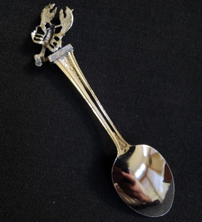 Maine State Collector Souvenir Spoon 4.5 inch with Lobster