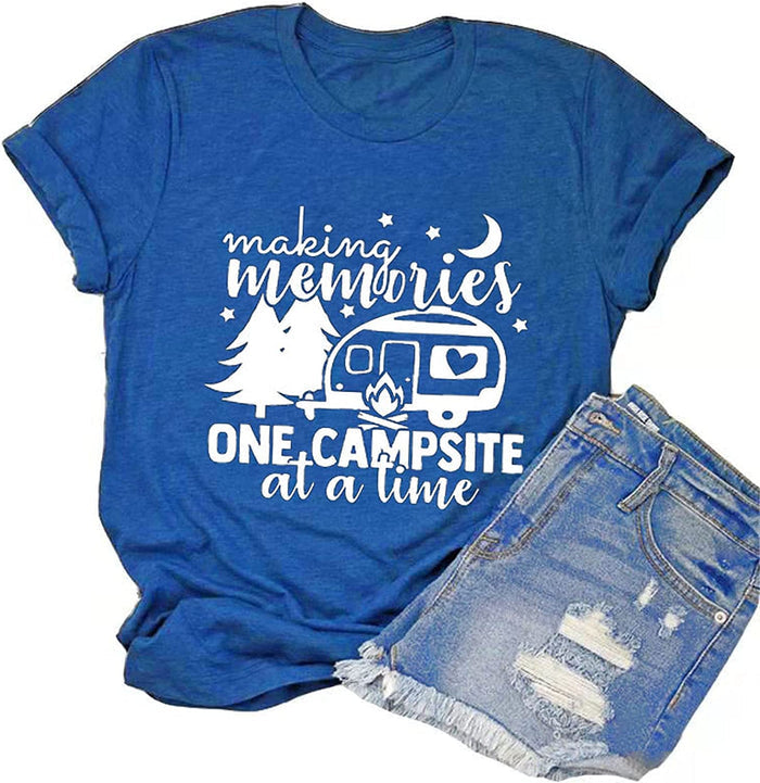 Making Memories One Campsite at A Time T-Shirt Camping Shirt