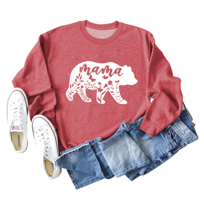 Red sweater (white font) / S