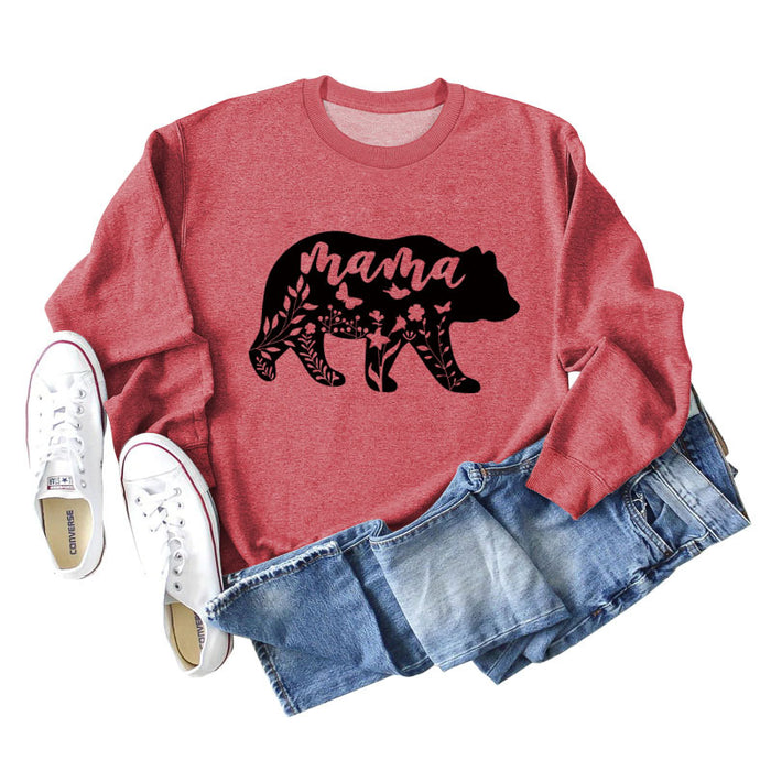 Red sweater (black font) / S