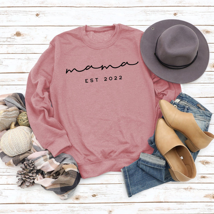 Rose gold sweater (black font) / S