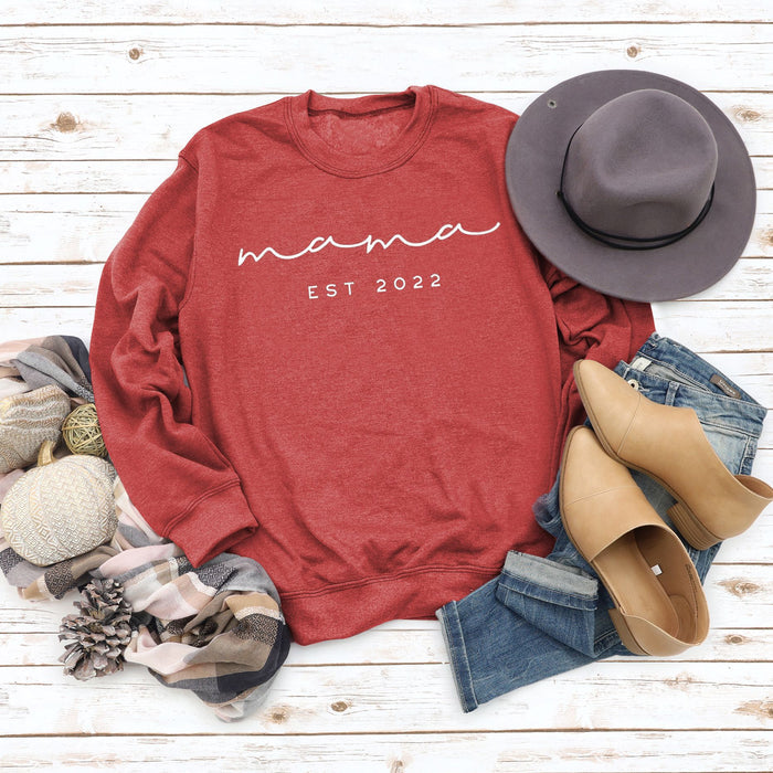Red sweater (white font) / S