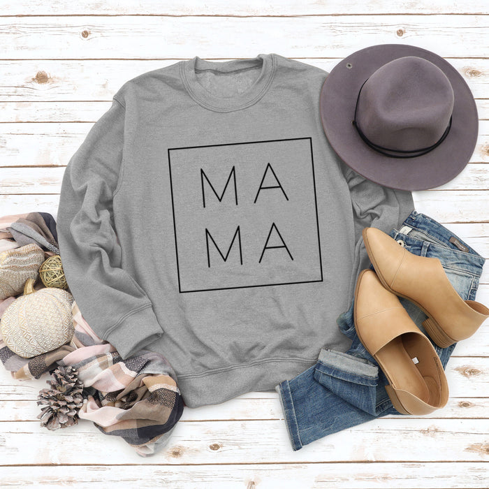Grey sweater (black font) / S