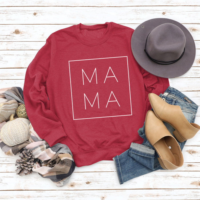 Red sweater (white font) / S