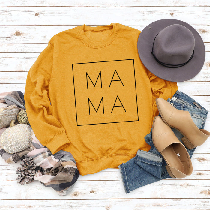 Yellow sweater (black font) / S