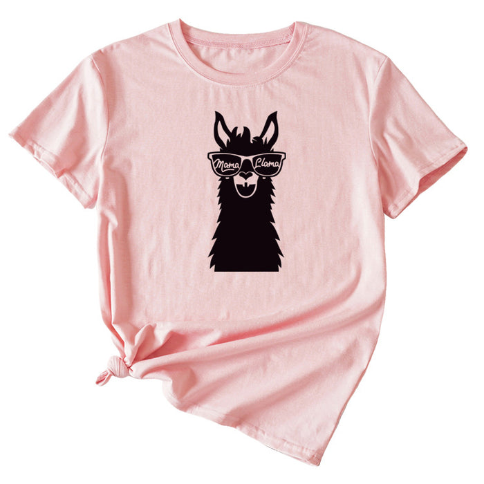 Pink (black font) / S