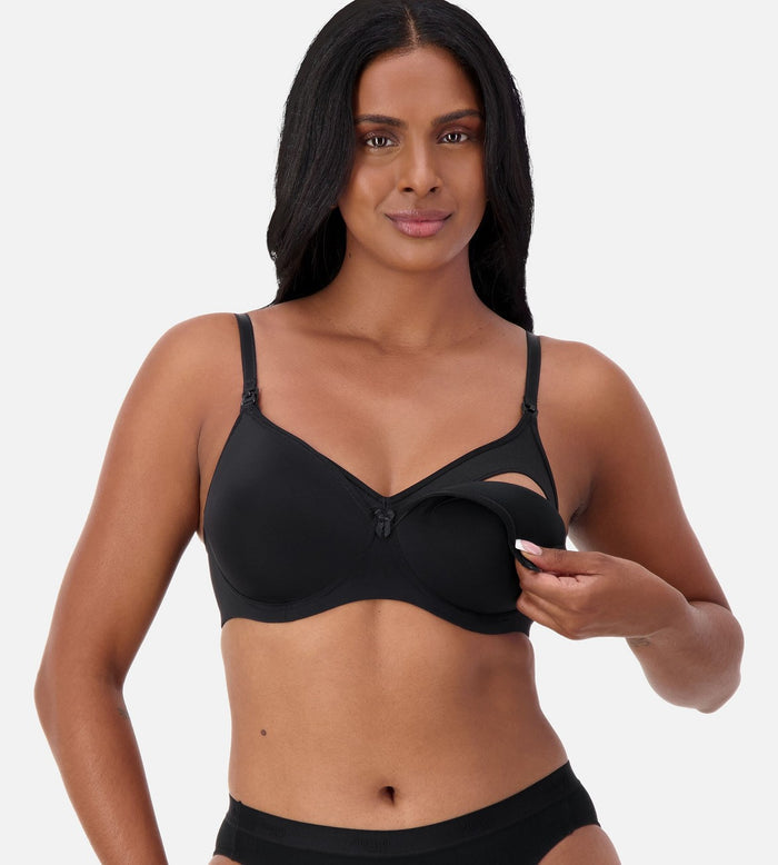 BLACK TRIUMPH MAMABEL SMOOTH WIRE-FREE TWIN PACK